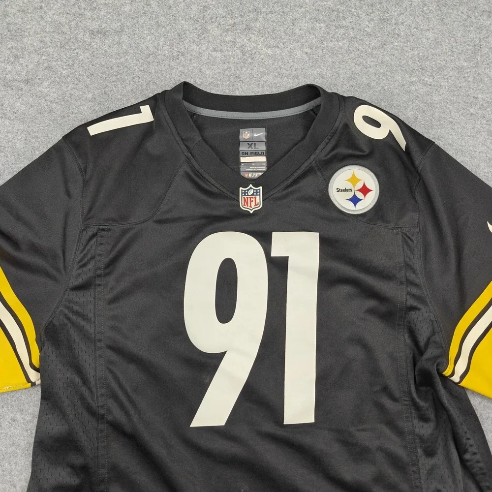 Pittsburgh Steelers Jersey‎ Mens XL Black NFL Football Nike Stephon Tuitt 91